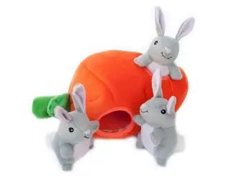 ZippyPaws Burrow Bunny ’n Carrot