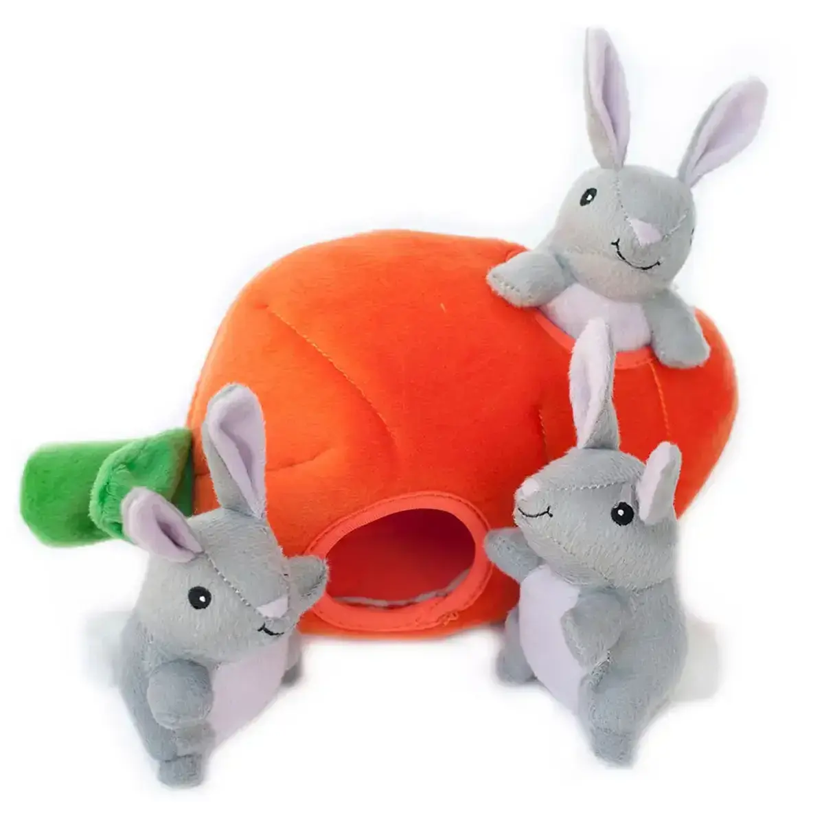 ZippyPaws Burrow Bunny ’n Carrot