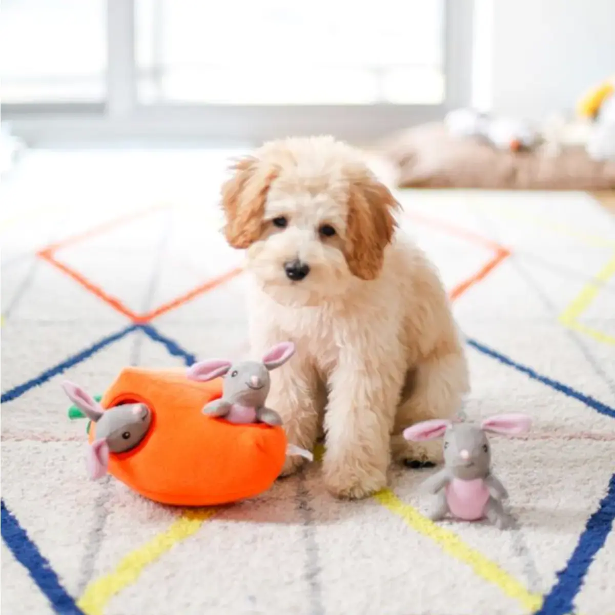 ZippyPaws Burrow Bunny ’n Carrot