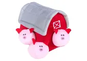 ZippyPaws Burrow Pig Barn with Bubble Babiez