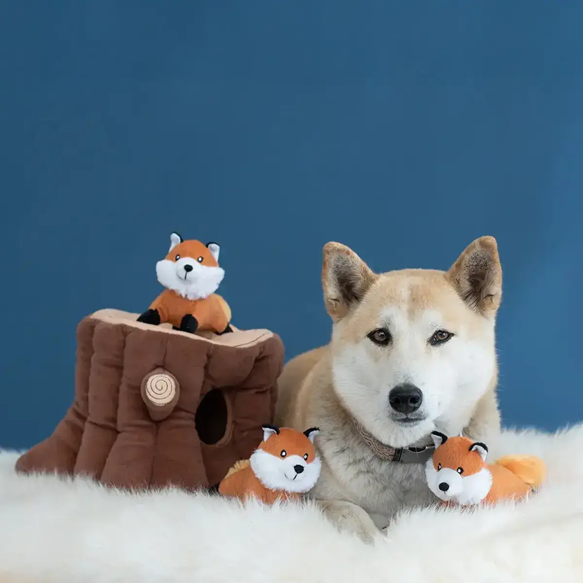 ZippyPaws Burrow Fox Stump