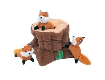 ZippyPaws Burrow Fox Stump