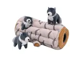 ZippyPaws Burrow Arctic Wolf Log