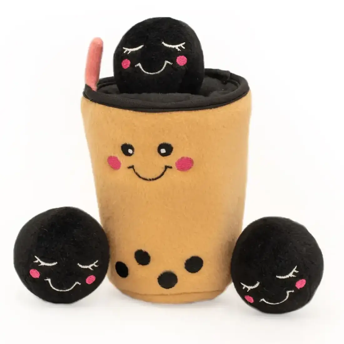ZippyPaws Burrow Boba Milk Tea