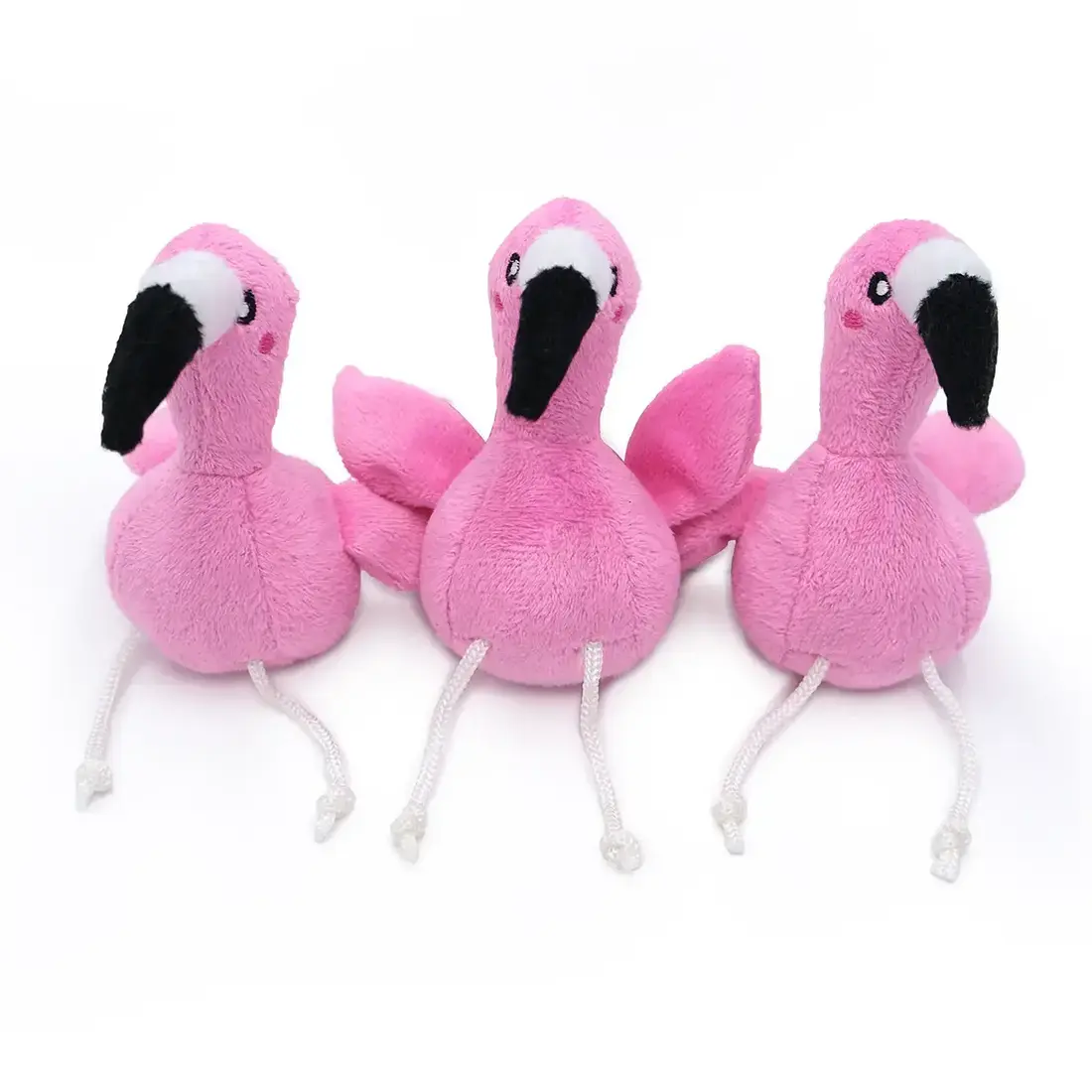 ZippyPaws Burrow Flamingos in Monstera