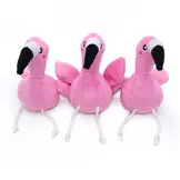 ZippyPaws Burrow Flamingos in Monstera