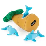 ZippyPaws Burrow Dolphins in Palm Tree