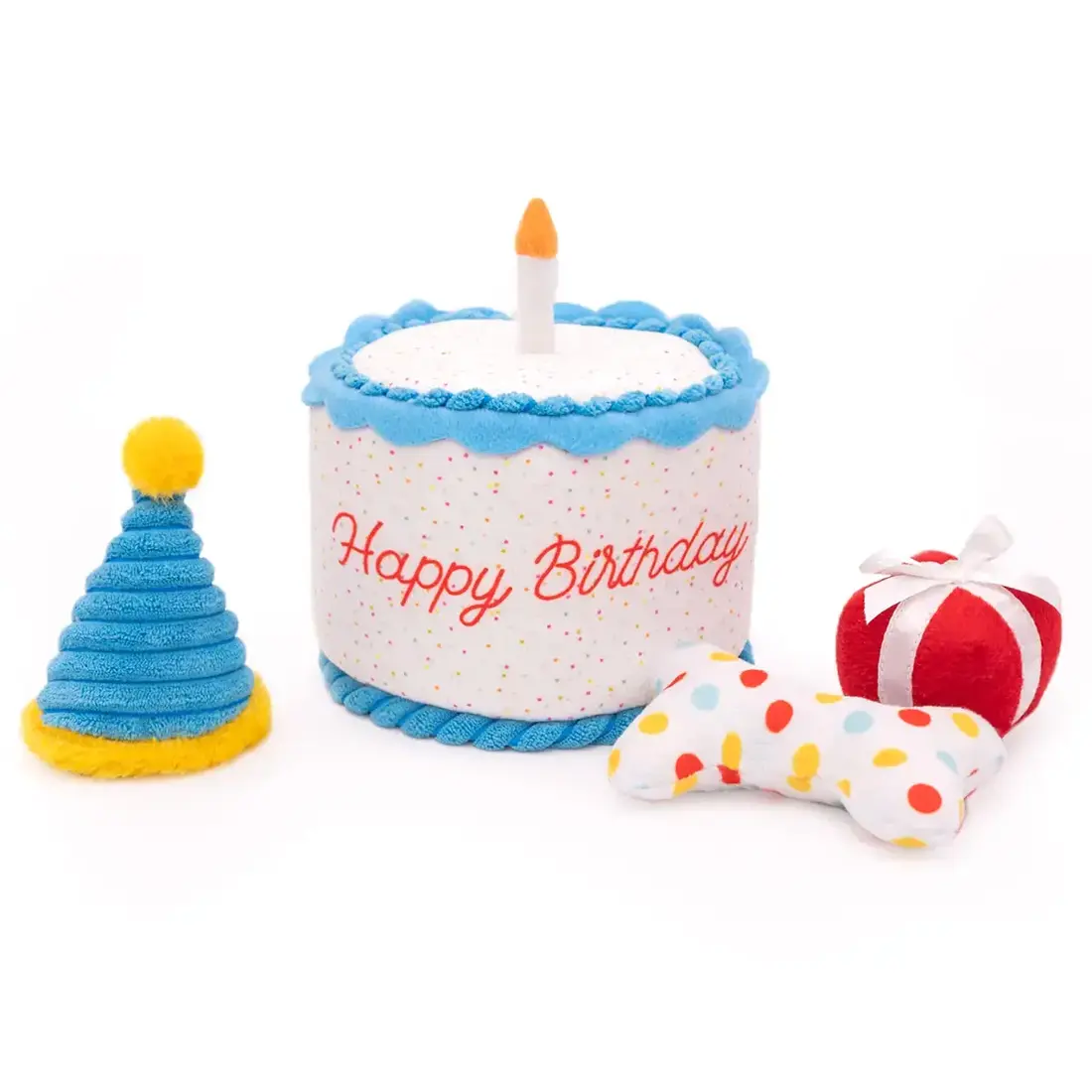 ZippyPaws Burrow Birthday Cake