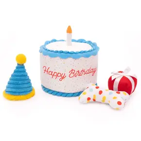 ZippyPaws Burrow Birthday Cake