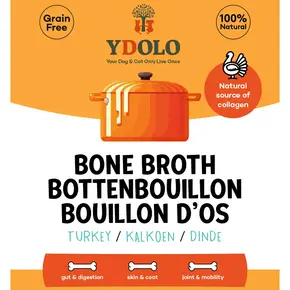 Ydolo Bottenbouillon Bio Kalkoen