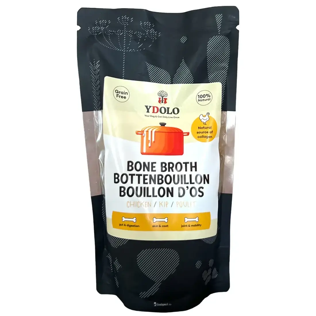 Ydolo Bottenbouillon Bio Kip