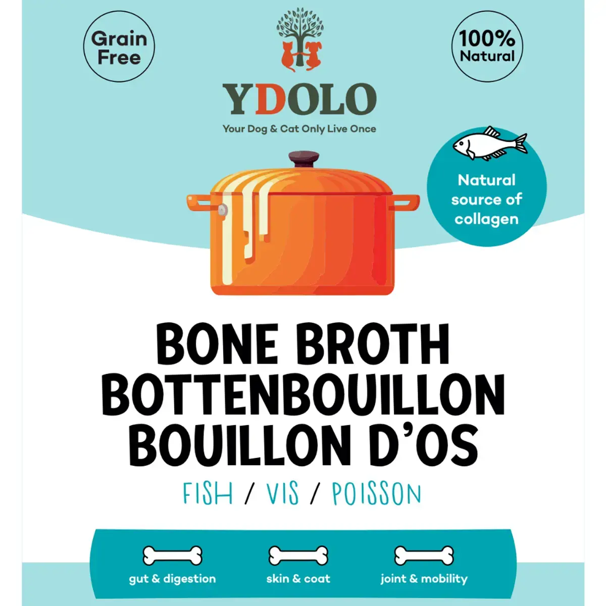 Ydolo Bottenbouillon Vis