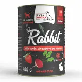 Syta Micha Wet Dog Food Rabbit with Rutabaga, Strawberry and Rosemary