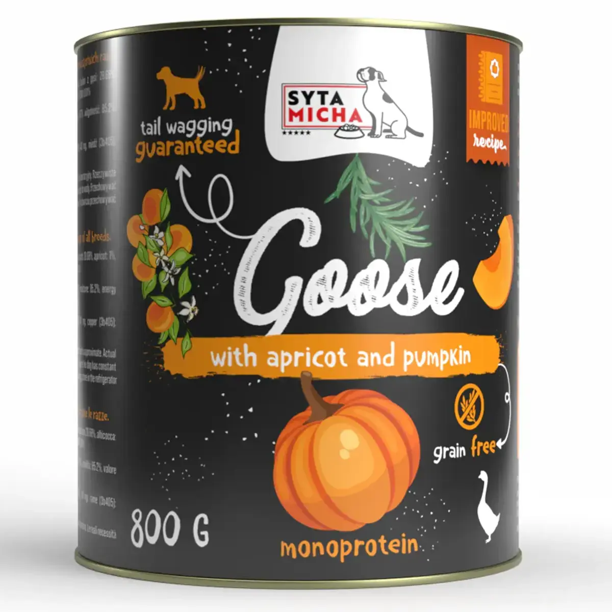 Syta Micha Wet Dog Food Goose with Apricots and Pumpkin