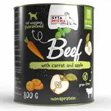Syta Micha Wet Dog Food Beef with Carrot, Apple and Basil