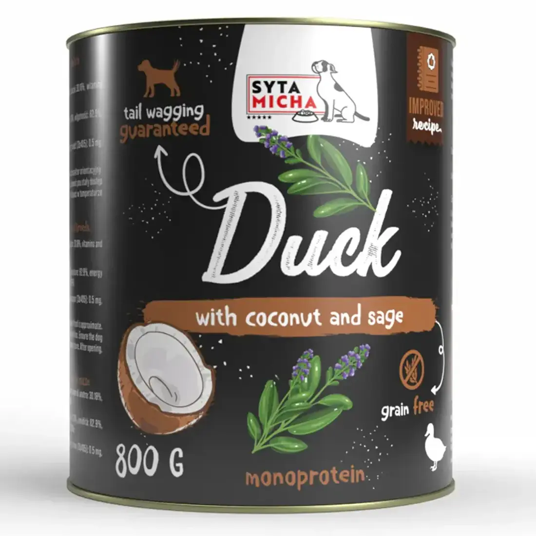 Syta Micha Wet Dog Food Duck with Coconut and Sage