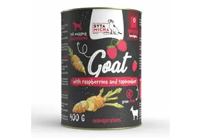 Syta Micha Wet Dog Food Goat with Raspberries and Topinambur