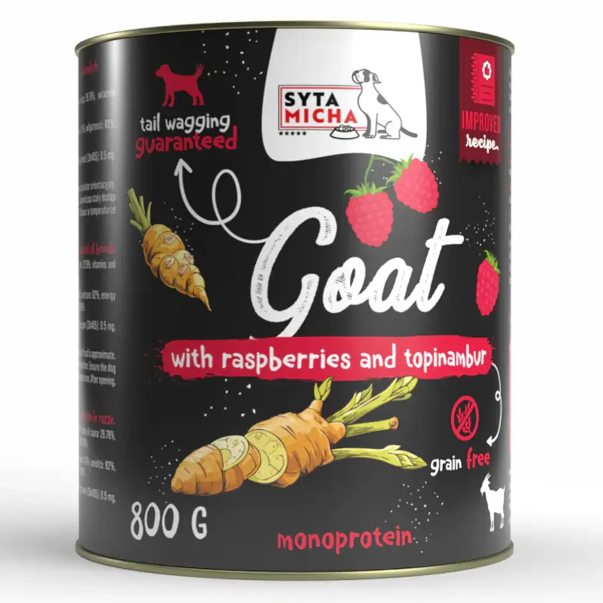 Syta Micha Wet Dog Food Goat with Raspberries and Topinambur