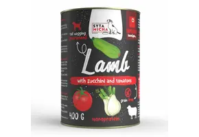 Syta Micha Wet Dog Food Lamb with Zucchini and Tomatoes