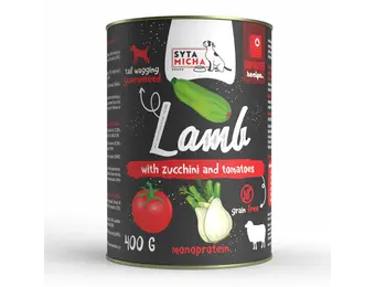 Syta Micha Wet Dog Food Lamb with Zucchini and Tomatoes