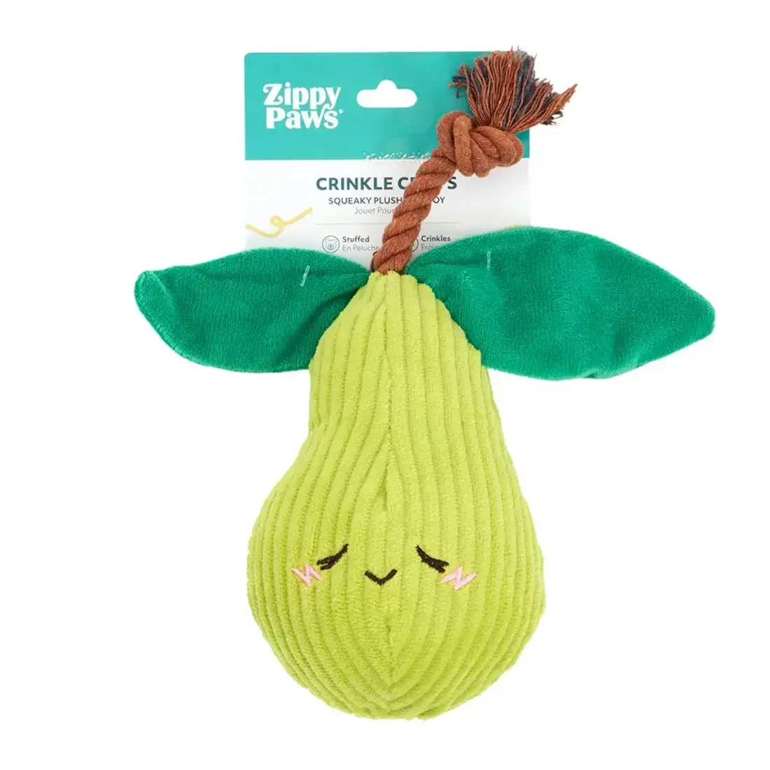ZippyPaws Crinkle Crops Pear
