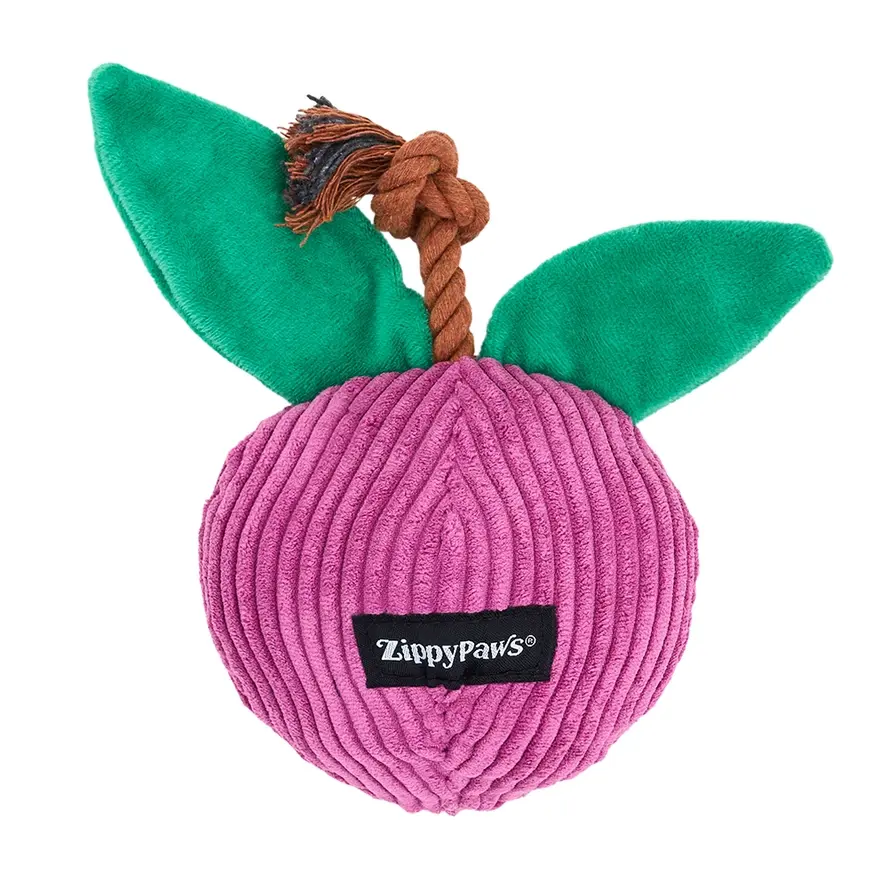 ZippyPaws Crinkle Crops Plum