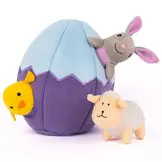 ZippyPaws Burrow Easter Egg and Friends
