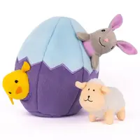 ZippyPaws Burrow Easter Egg and Friends
