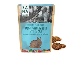 Sanadog Konijnburgers met Appel en Boerenkool