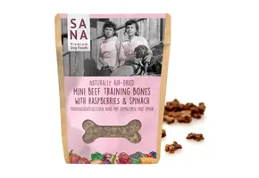 Sanadog Mini Trainingsbotjes Rund met Frambozen en Spinazie