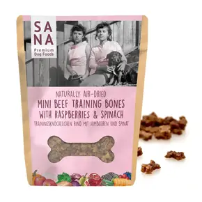 Sanadog Mini Trainingsbotjes Rund met Frambozen en Spinazie