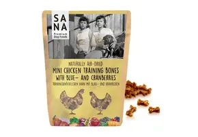 Sanadog Mini Trainingsbotjes Kip met Bosbessen en Cranberries