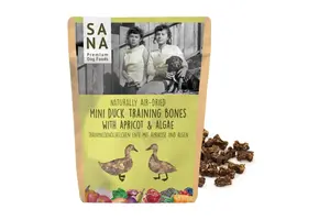 Sanadog Mini Trainingsbotjes Eend met Algen en Abrikoos