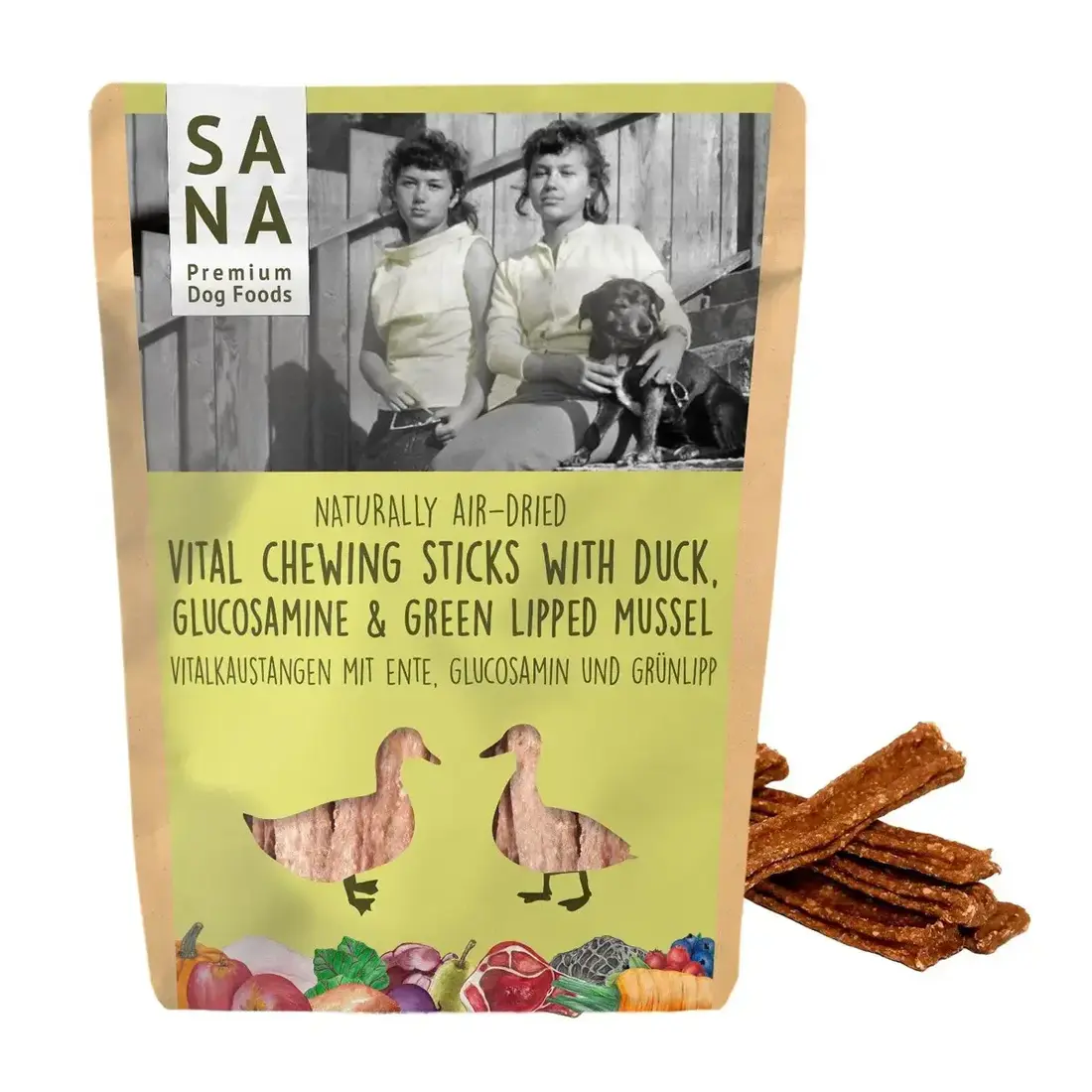 Sanadog Vital Kauwsticks Eend met Glucosamine en Groenlipmossel