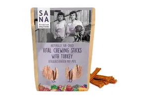 Sanadog Vital Kauwsticks Kalkoen