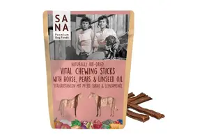 Sanadog Vital Kauwsticks Paard met Peren en Lijnzaadolie