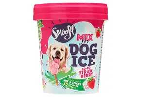 Smoofl Mix voor Hondenijs – Aardbei
