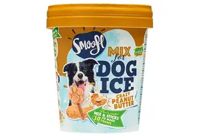 Smoofl Mix voor Hondenijs – Pindakaas