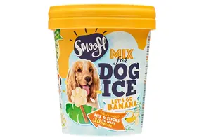 Smoofl Mix voor Hondenijs – Banaan