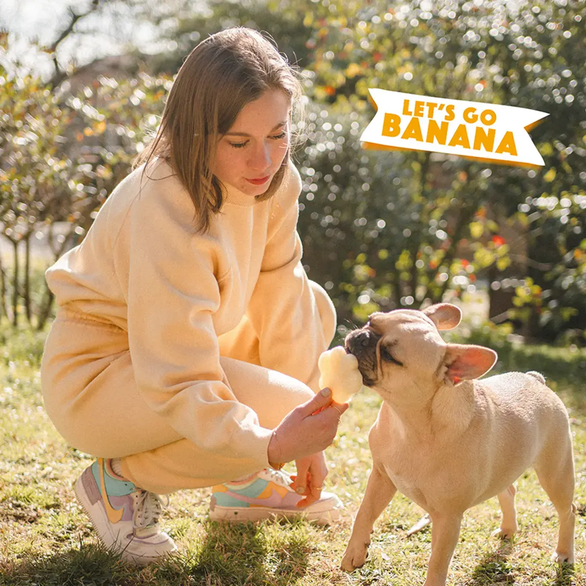 Smoofl Mix voor Hondenijs – Banaan