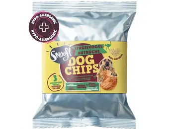 Smoofl Hondenchips - Struisvogel