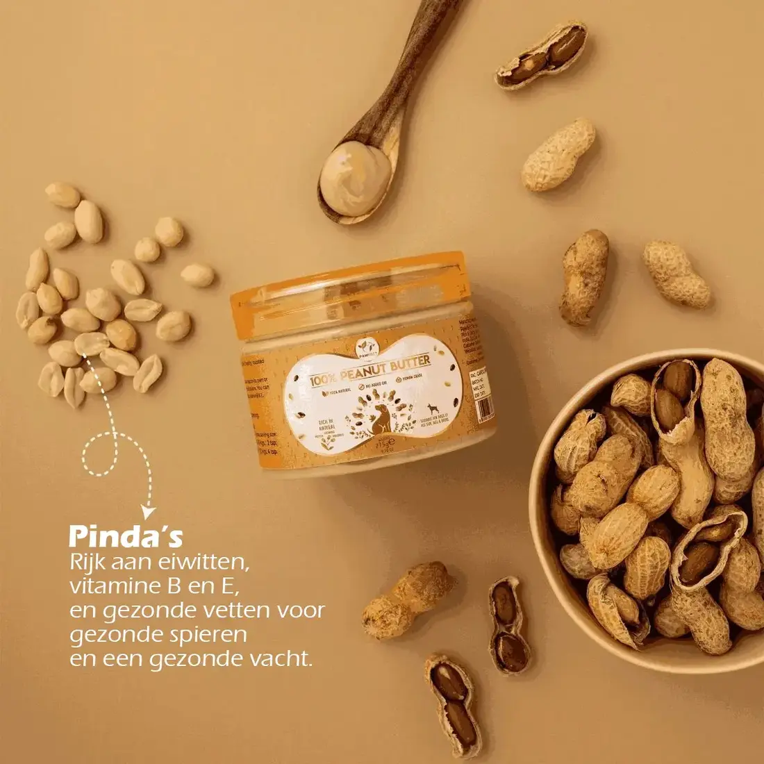 Pawfect Hondenpindakaas - Naturel