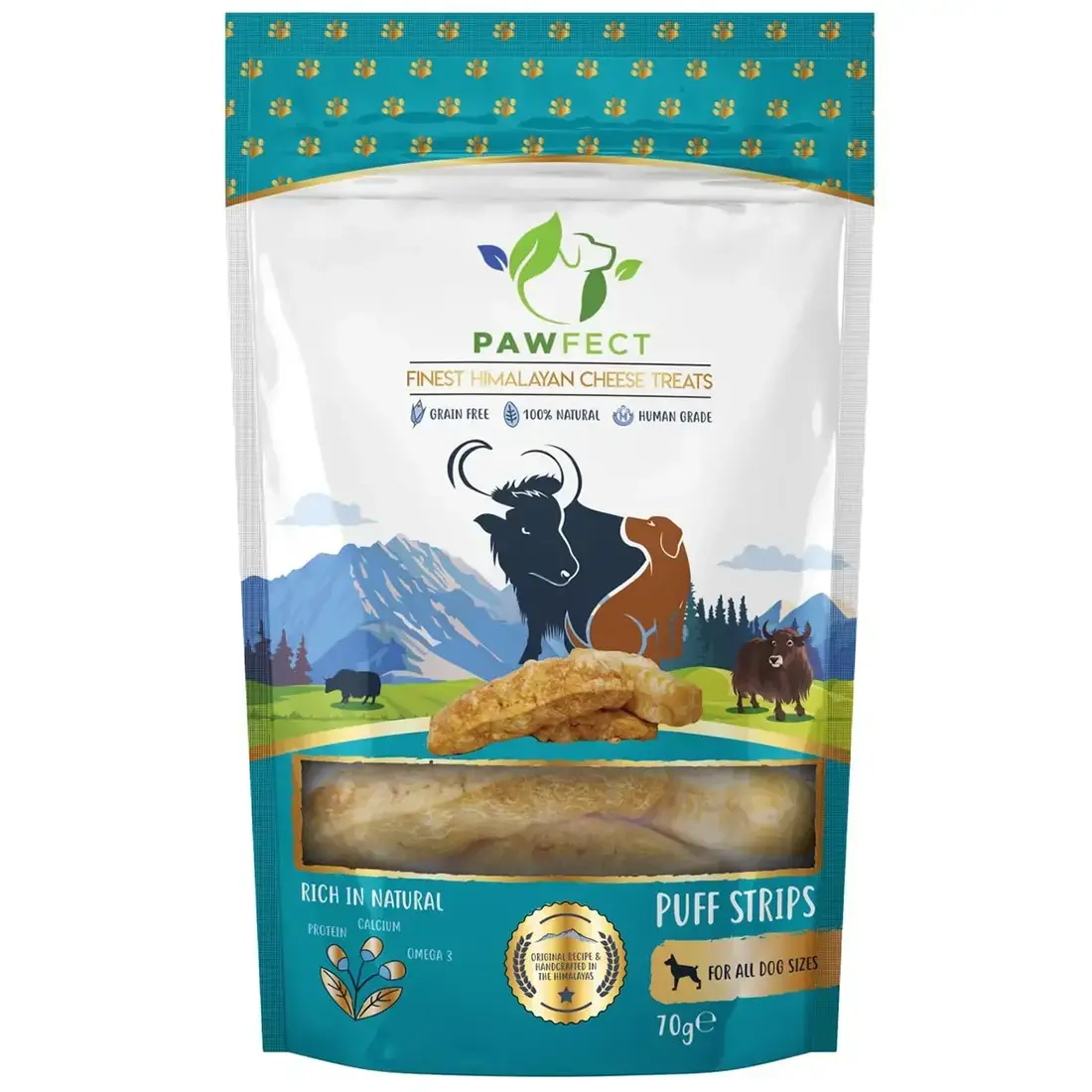 Pawfect Cheese Chew Puff Strips