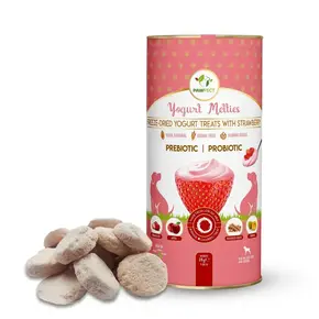 Pawfect Freeze Dried Yoghurt Hondensnack met Aardbei
