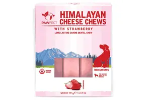 Pawfect Cheese Chew Bar Aardbei Medium