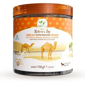 Pawfect 100% Natuurlijke Kamelenmelkpoeder met Papaja, Banaan, Broccoli en Lijnzaad