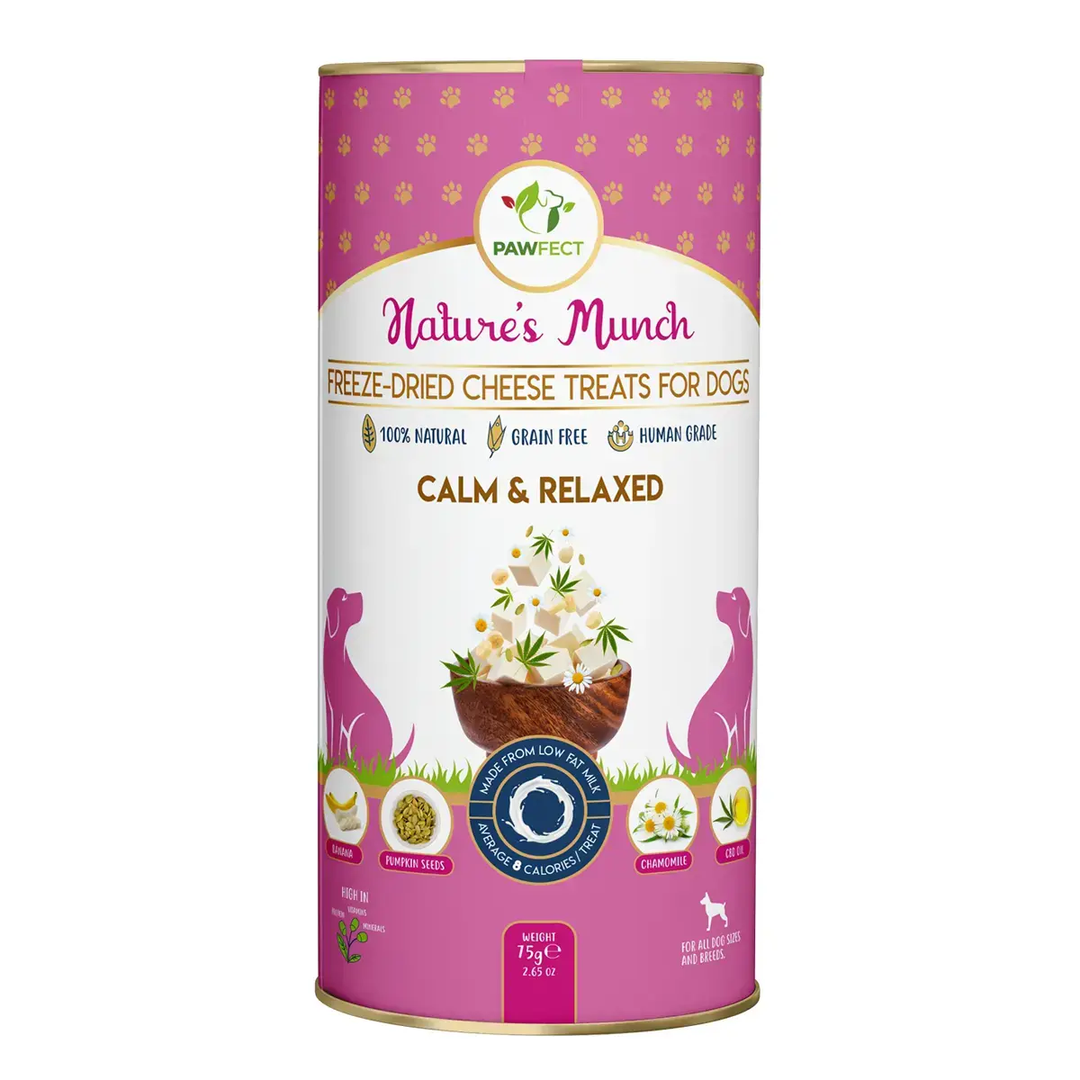 Pawfect Freeze Dried Hondensnack Kalm en Relax