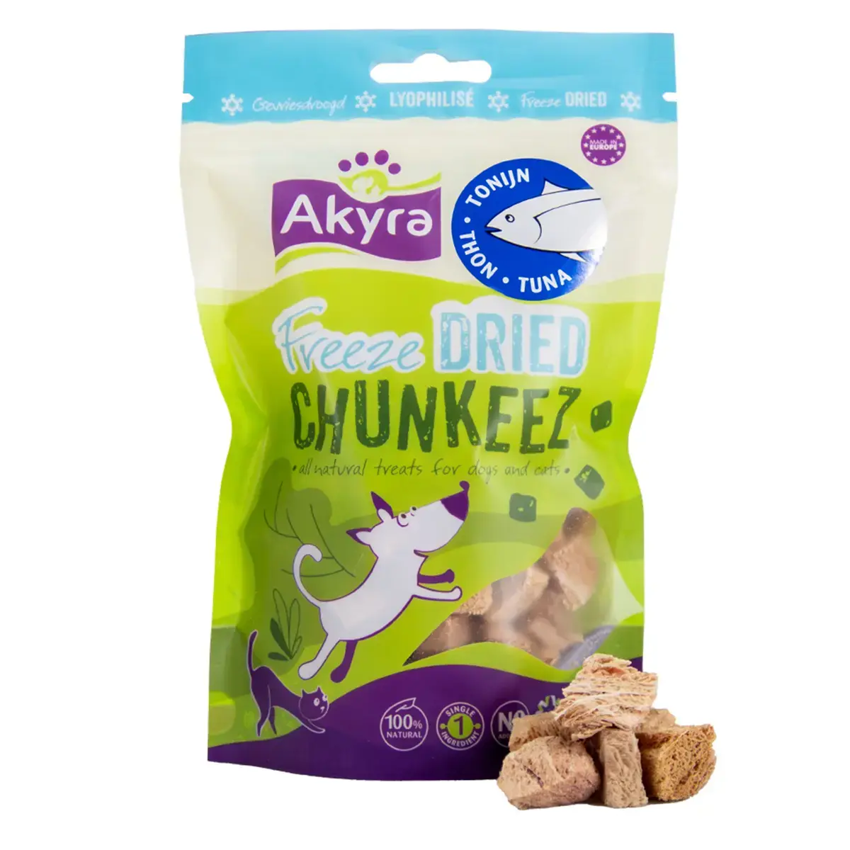 Akyra Freeze Dried Chunkeezz Tonijn