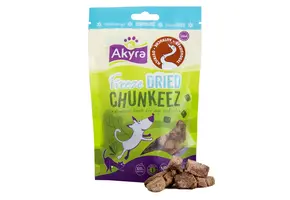Akyra Freeze Dried Chunkeezz Struisvogel