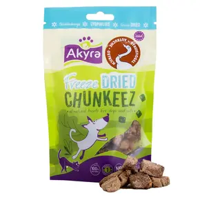 Akyra Freeze Dried Chunkeezz Struisvogel